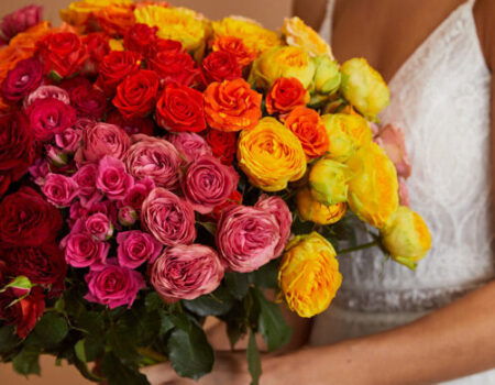 Bloemen op de grote dag