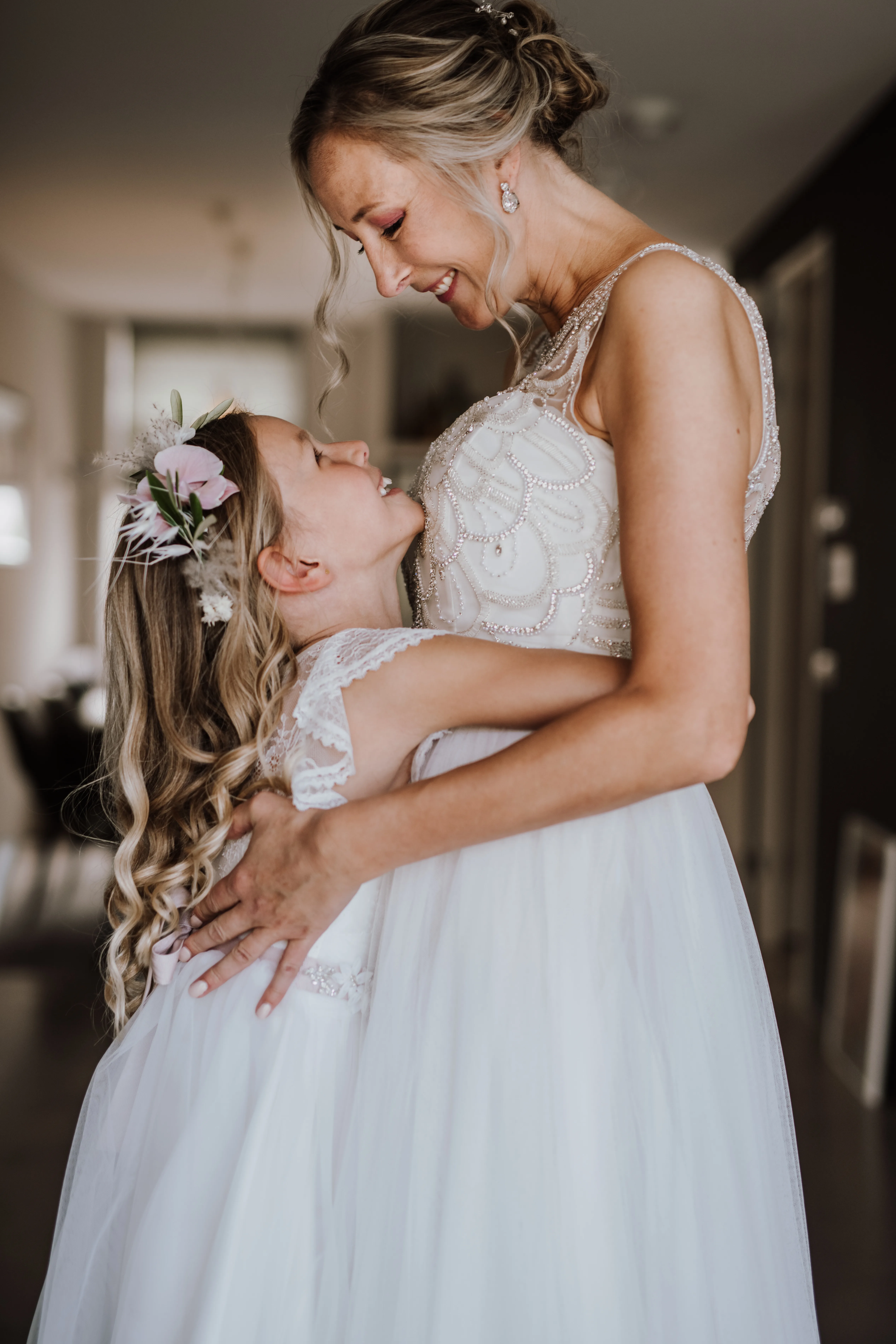 Bruid met bruidskind