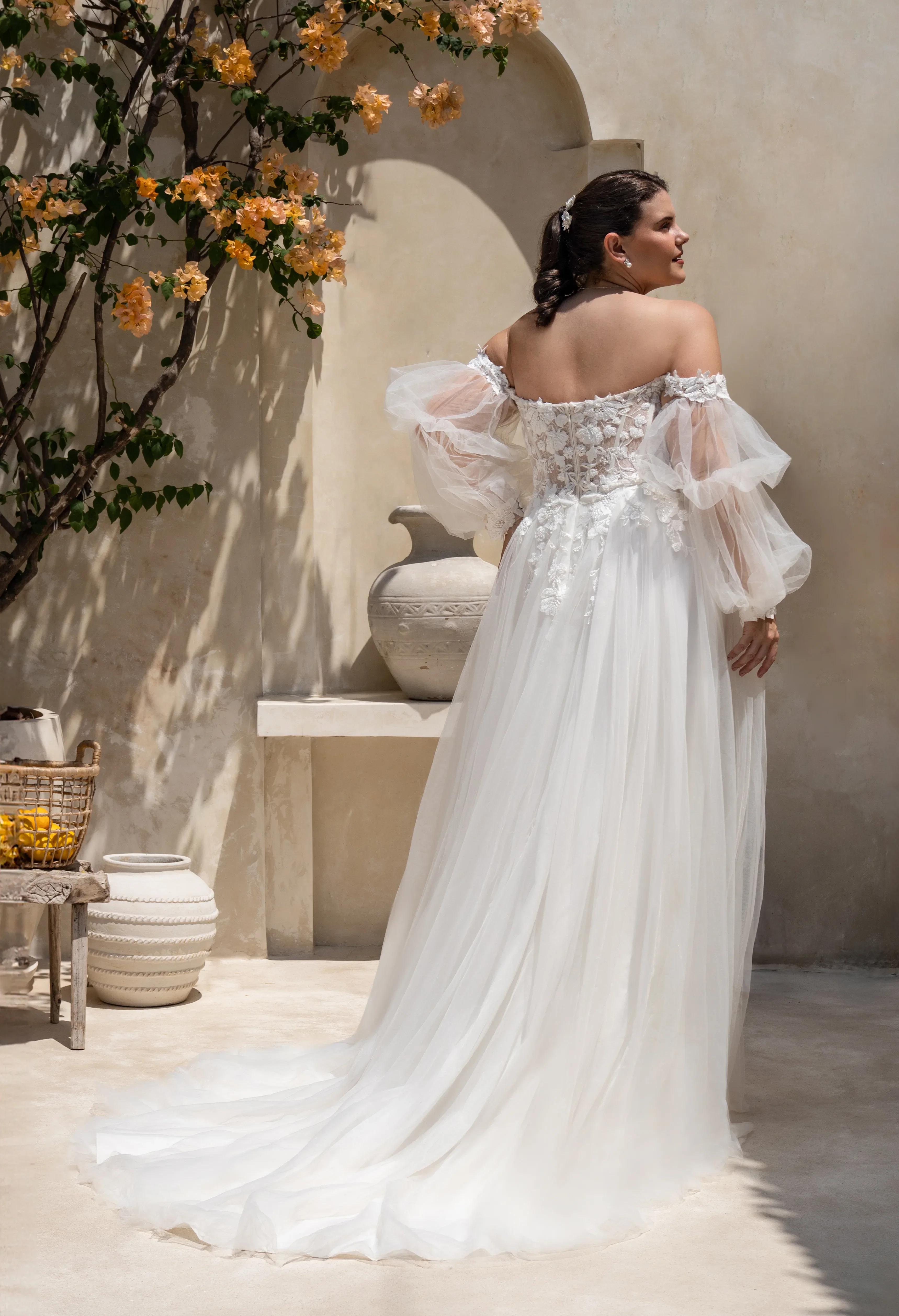 Bruidsjurk met ritssluiting