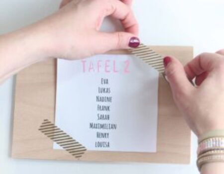 DIY – Tafelschikking