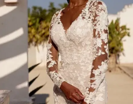 De mooiste trouwjurken met lange mouwen