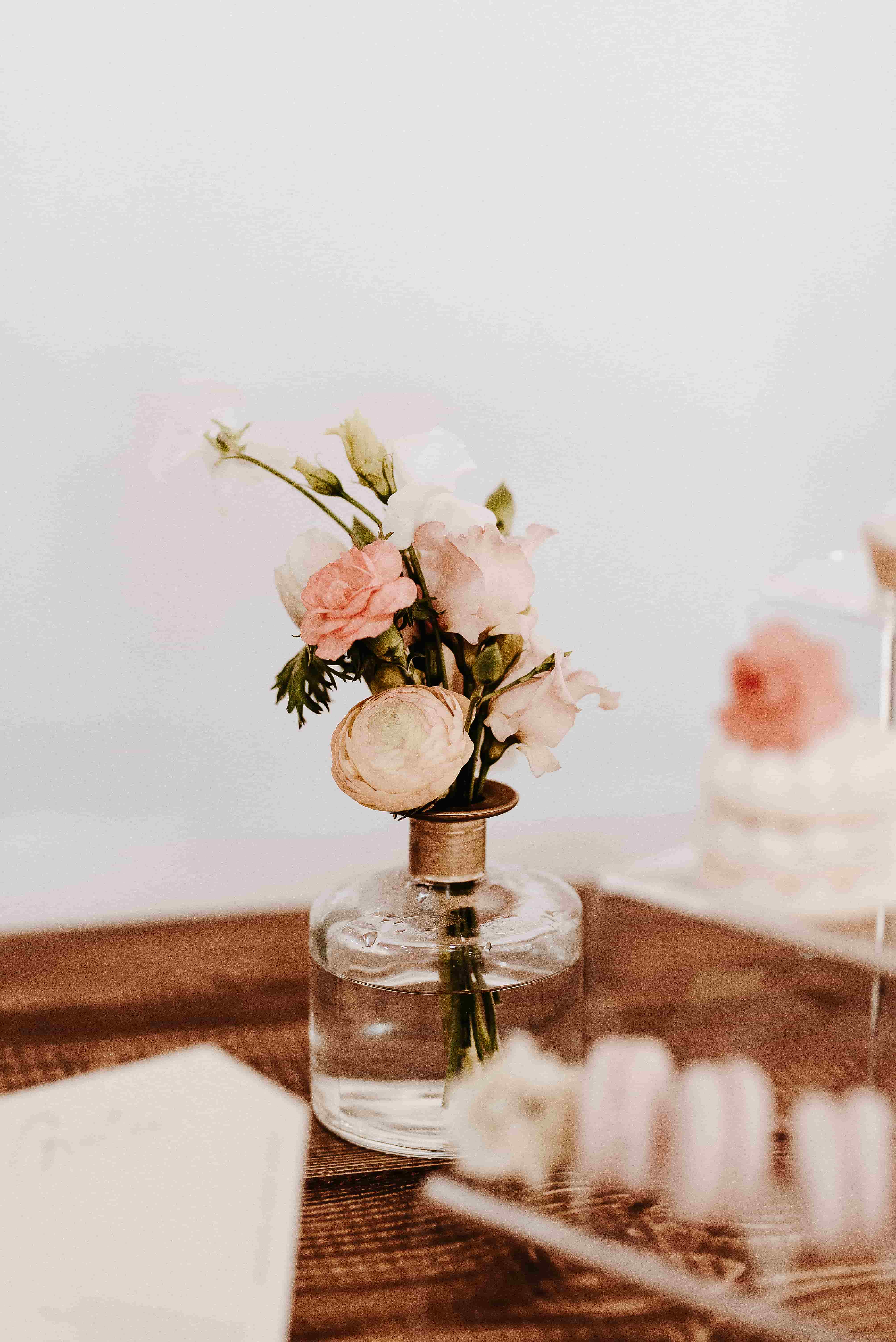 Ranonkels op een bruiloft