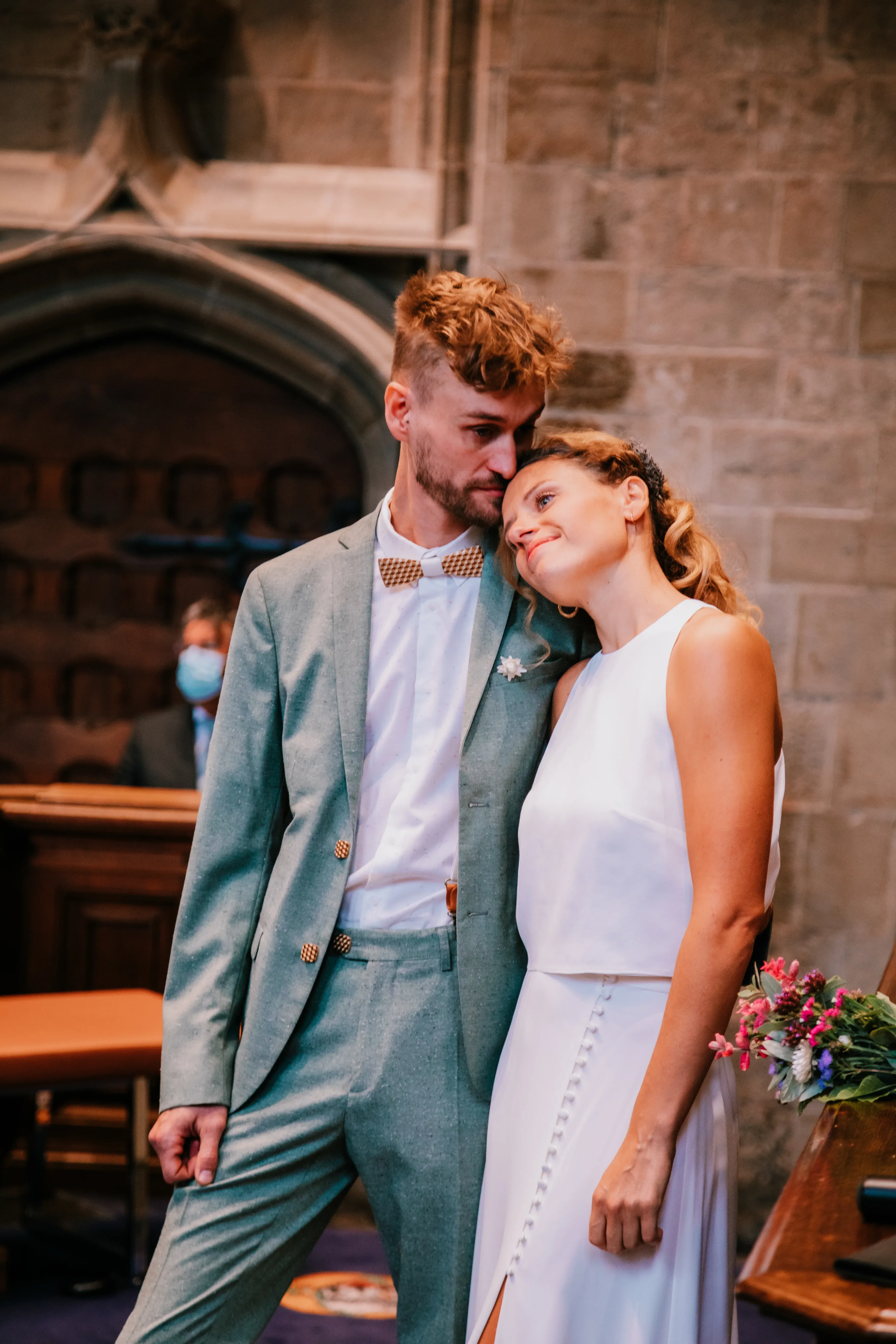 Emotioneel bruidspaar