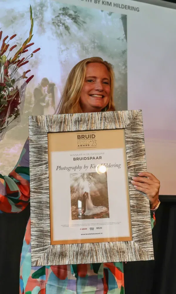 Bruidsfoto Award 2023, Photography by Kim Hildering, overal winnaar, winnaar bruidspaar