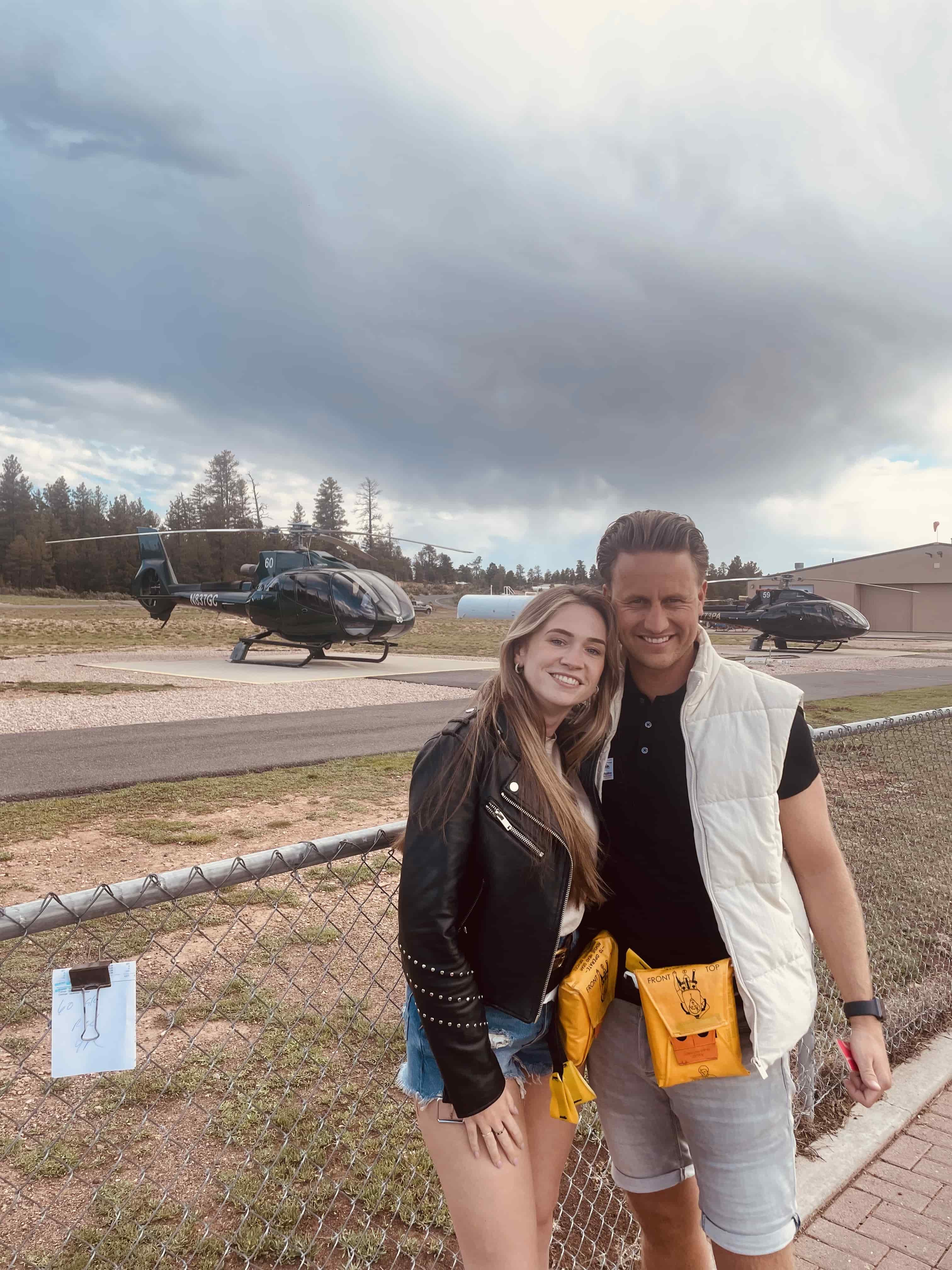 Een koppel voor helikopters