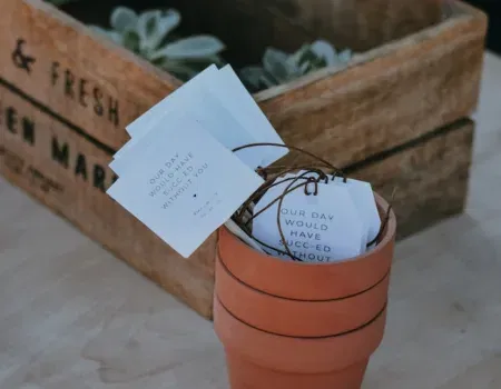 Eco-vriendelijke bedankjes voor gasten na jullie bruiloft