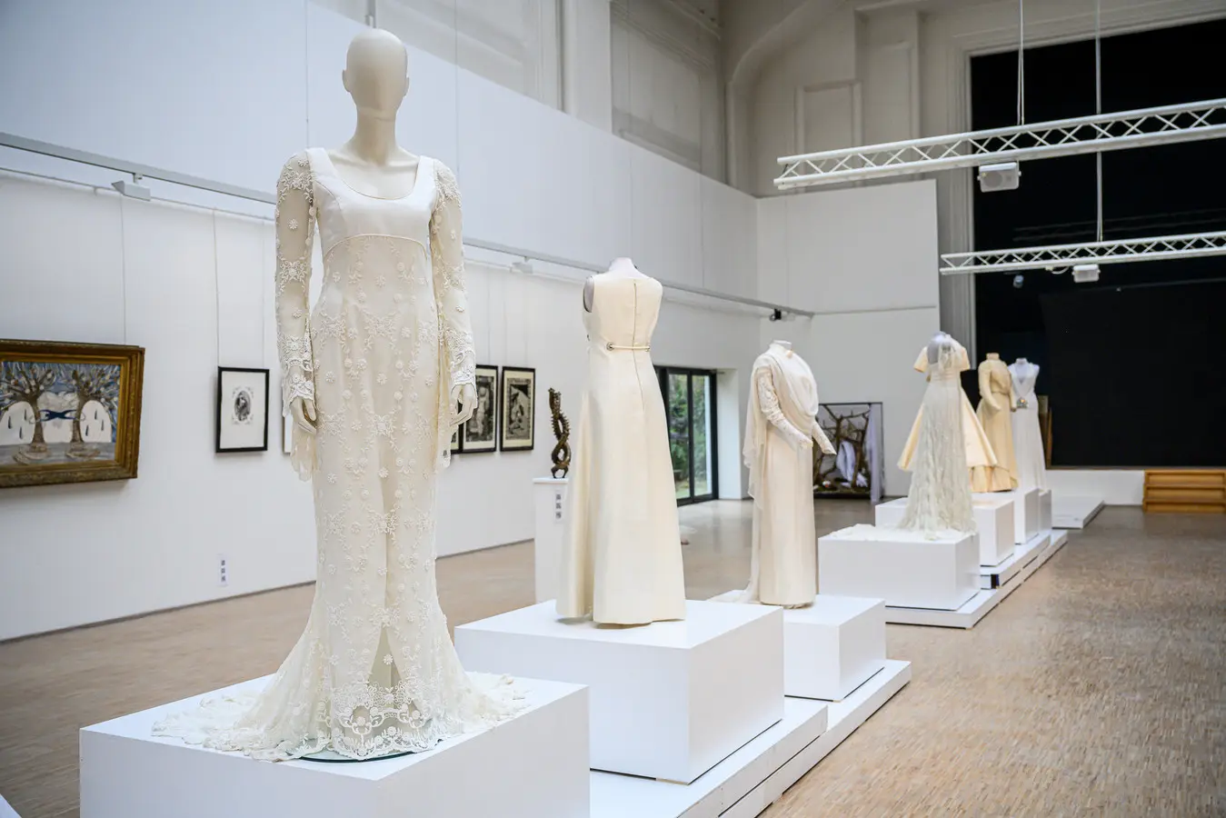 Bruidsjurken tentoonstelling