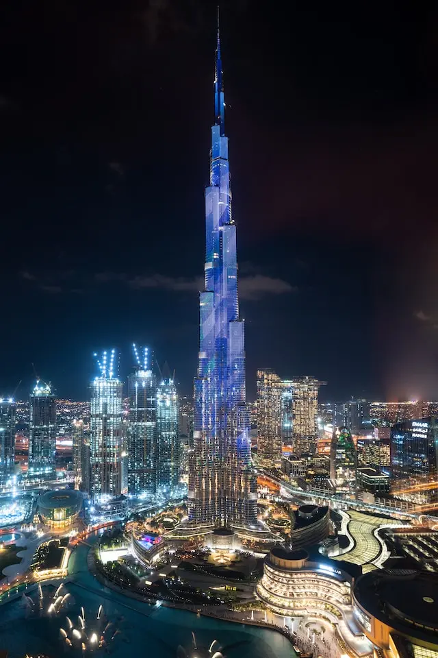 De Burj Khalifa in Dubai