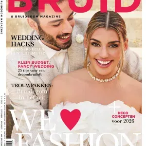 Cover Bruid & bruidegom magazine 4-25