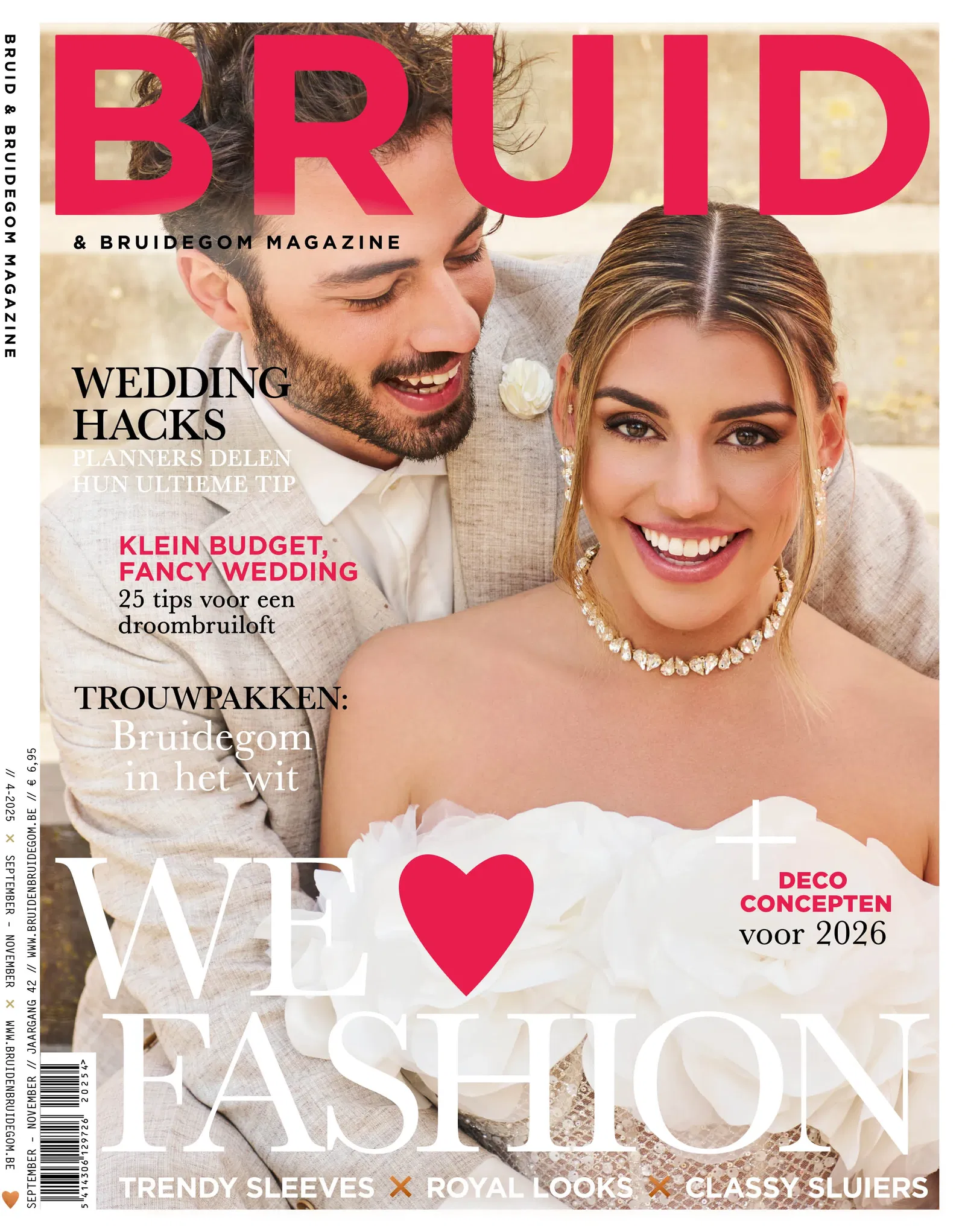 B600 Cover BE#04 2025 DEF Cover Bruid & bruidegom magazine 4-25