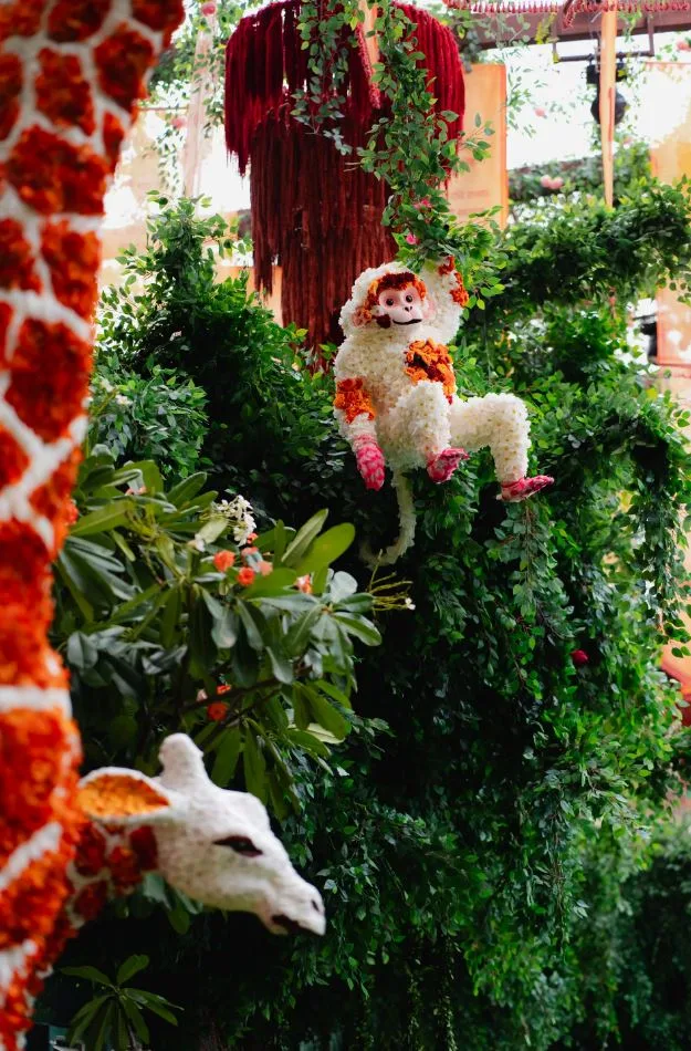 Bruidsbloemen op bruiloft