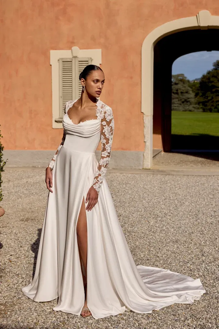 Jurk met een drapering