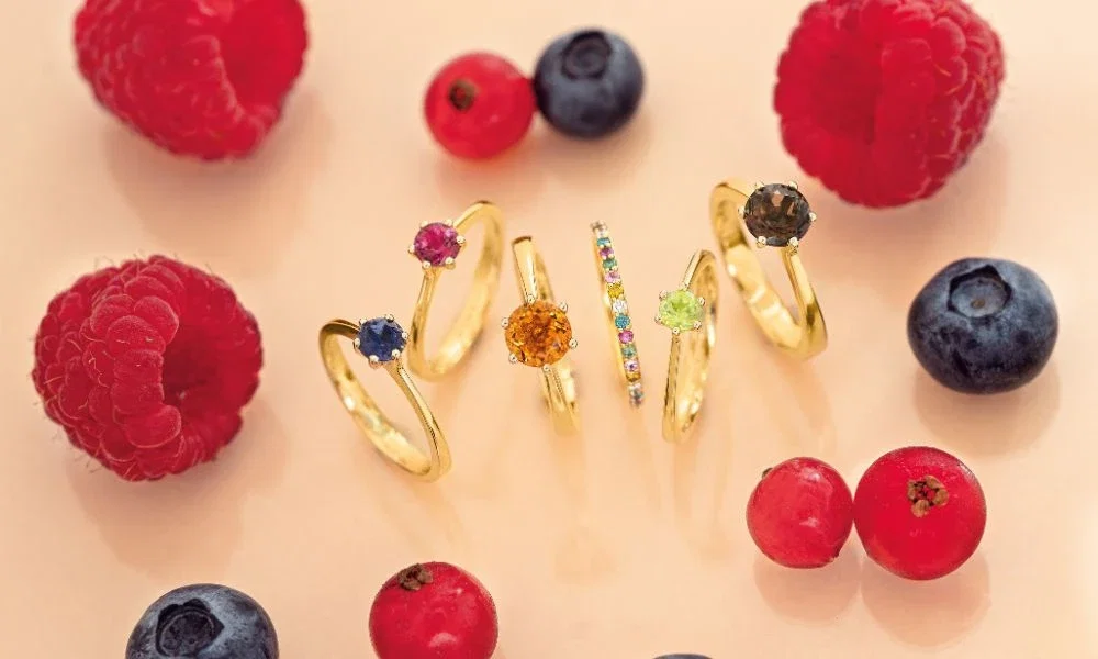 Verschillende gouden verlovingsringen van Breuning